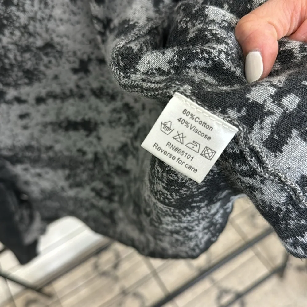 Belldini Gray Cardigan Wrap size S